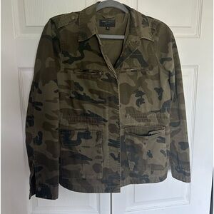 Women’s Camo Jean Jacket - M - EUC